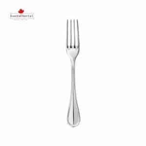 silver dessert fork rental