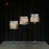 3-Piece Set Glass Candle-Holder (Table Lamp Style)
