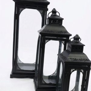 Metal Black Lantern Rental